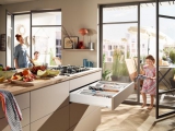 Blum szuflada Merivobox M 550 jedwabiście biała.